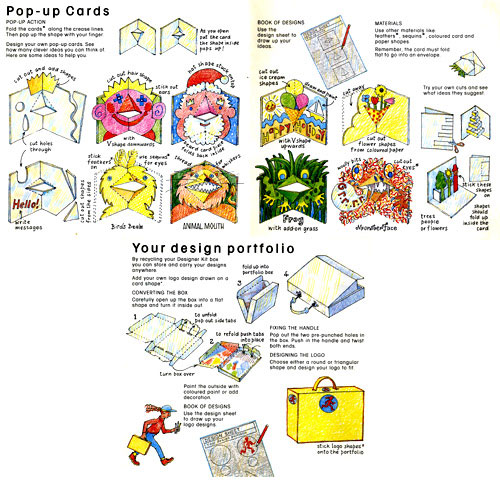 Project Book from- Young Designer Kit - Hine & Limbrick Living & Learning 1992.