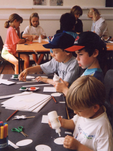 Rubber Band Powered Land Buggy Southwold Summer School 1998 2.