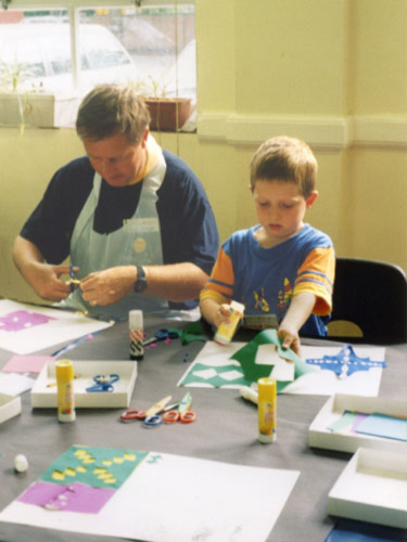 Paper Cutting & Sticking.