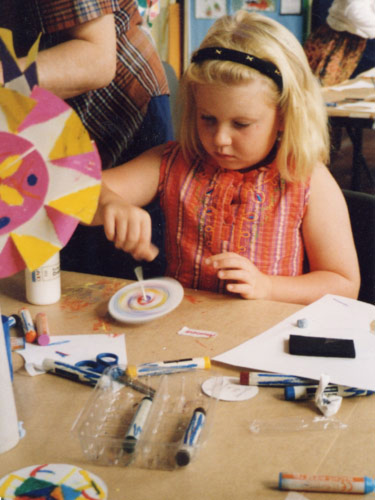 Colourful Spinning Tops & Windvanes.